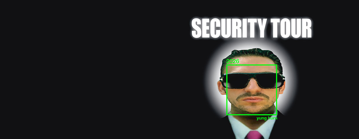 Yung Hurn Security Tour Poster 2026